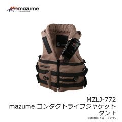 オレンジブルー　MZLJ-772 mazume コンタクトライフジャケット タン F