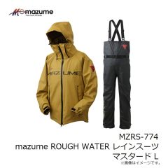 オレンジブルー　MZRS-774 mazume ROUGH WATER レインスーツ レッド S