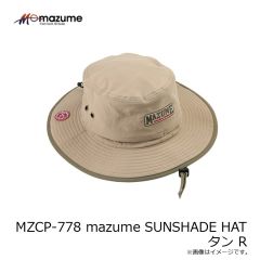オレンジブルー　MZCP-778 mazume SUNSHADE HAT タン R