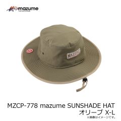 オレンジブルー　MZCP-778 mazume SUNSHADE HAT オリーブ X-L