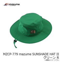 オレンジブルー　MZCP-779 mazume SUNSHADE HAT II グリーン R