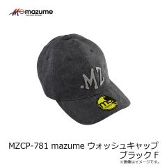 オレンジブルー　MZCP-781 mazume ウォッシュキャップ ブラック F