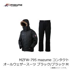 オレンジブルー　MZFW-795 mazume コンタクト オールウェザースーツ ブラック/ブラック M