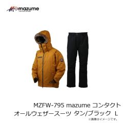 オレンジブルー　MZFW-795 mazume コンタクト オールウェザースーツ ブラック/ブラック M