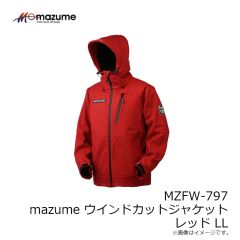 オレンジブルー　MZFW-797 mazume ウインドカットジャケット レッド LL