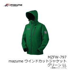 オレンジブルー　MZFW-797 mazume ウインドカットジャケット グリーン LL