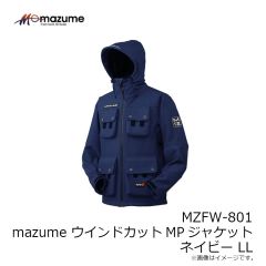 オレンジブルー　MZFW-797 mazume ウインドカットジャケット ネイビー 3L