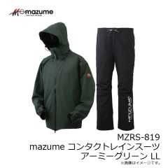 オレンジブルー　MZRS-819 mazume コンタクトレインスーツ アーミーグリーン LL