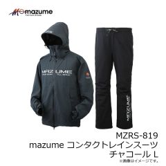 オレンジブルー　MZRS-819 mazume コンタクトレインスーツ チャコール L