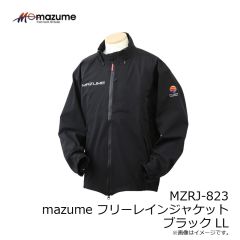 オレンジブルー　MZRJ-823 mazume フリーレインジャケット ブラック LL