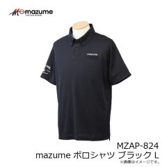 オレンジブルー　MZAP-824 mazume ポロシャツ ブラック L