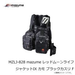 オレンジブルー　MZLJ-828 mazume レッドムーンライフジャケットIX カモ ブラックカスリ F