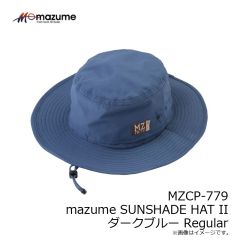 オレンジブルー　MZCP-779 mazume SUNSHADE HAT II ダークブルー Regular