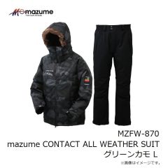オレンジブルー　MZFW-868 mazume CONTACT ALL WEATHER SUIT CUSTOM ブラックヘリンボーン M
