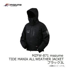 オレンジブルー　MZFW-871 mazume TIDE MANIA ALL WEATHER JACKET ブラック 3L