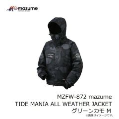 オレンジブルー　MZFW-872 mazume TIDE MANIA ALL WEATHER JACKET ブラックヘリンボーン 3L