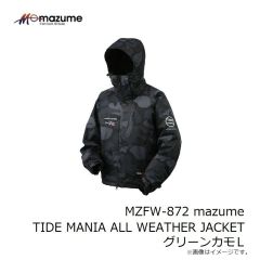 オレンジブルー　MZFW-872 mazume TIDE MANIA ALL WEATHER JACKET ブラックヘリンボーン 3L