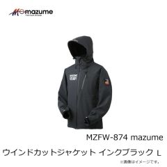 オレンジブルー　MZFW-874 mazume ウインドカットジャケット インクブラック S
