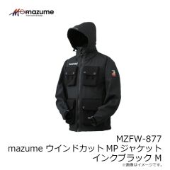 オレンジブルー　MZFW-876 mazume ウインドカットジャケット ダブルトーン インクブラック×スカーレット 3L