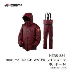 オレンジブルー　MZRS-884 mazume ROUGH WATER レインスーツ ボルドー M