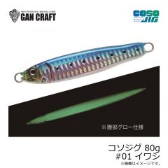 ガンクラフト　コソジグ 80g #01 イワシ