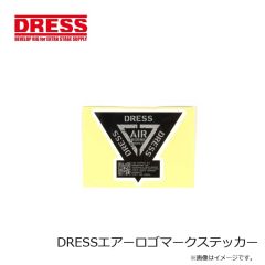 ドレス　DRESSエアーロゴマークステッカー