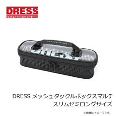 ドレス　DRESS メッシュタックルボックスマルチ スリムセミロングサイズ