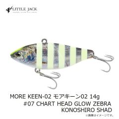 リトルジャック　MORE KEEN-02 モアキーン02 28g #06 YELLOW STRIPE SHAD