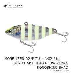 リトルジャック　MORE KEEN-02 モアキーン02 28g #06 YELLOW STRIPE SHAD