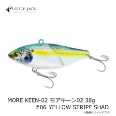 リトルジャック　MORE KEEN-02 モアキーン02 28g #06 YELLOW STRIPE SHAD