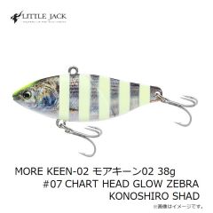 リトルジャック　MORE KEEN-02 モアキーン02 28g #06 YELLOW STRIPE SHAD