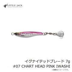 リトルジャック　イグナイテッドブレード 7g #07 CHART HEAD PINK IWASHI
