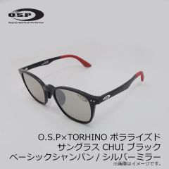 OSP　O.S.P×TORHINO ポラライズド サングラス CHUI チュイ ブラック ベーシックシャンパン/シルバーミラー(ポラファイン)