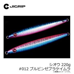 ジグリップ　シオウ 220g #012 ブルピンゼブラケイムラ