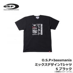 O.S.P×bassmania ミックスデザインTシャツ S ホワイト
