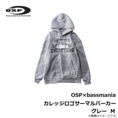 OSP　OSP×bassmania カレッジロゴサーマルパーカー グレー  M