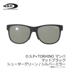 OSP　O.S.P×TORHINO ポラライズド サングラス MAMBA マンバ マットブラック シューターグリーンシルバーミラー