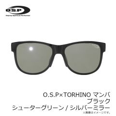 OSP　O.S.P×TORHINO ポラライズド サングラス MAMBA マンバ ブラック シューターグリーンシルバーミラー