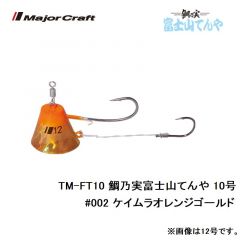 メジャークラフト　TM-FT10 鯛乃実富士山てんや 10号　#002 ケイムラオレンジゴールド