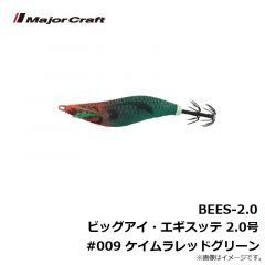 BEES-2.0 ビッグアイ・エギスッテ 2.0号 #009 ケイムラレッドグリーン