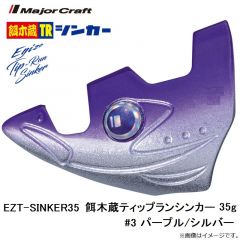 メジャークラフト　EZT-SINKER15 餌木蔵ティップランシンカー 15g #3 パープル/シルバー

