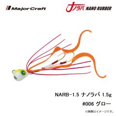 メジャークラフト　NARB-1.5 ナノラバ 1.5g #006 グロー