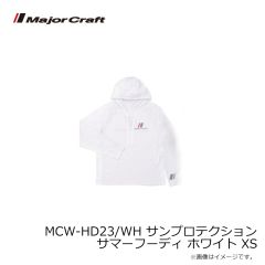 メジャークラフト　MCW-HD23/WH サンプロテクション サマーフーディ ホワイト XS