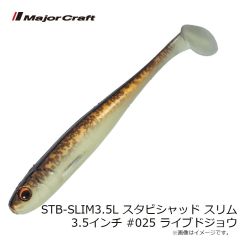 メジャークラフト STB-SLIM3.5L スタビシャッド スリム 3.5インチ #025 ライブドジョウ 
