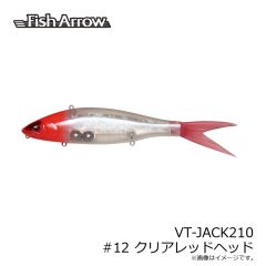 フィッシュアロー　VT-JACK210 #12 クリアレッドヘッド