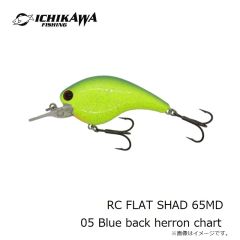 イチカワフィッシング　RC FLAT SHAD 65MD 05 Blue back herron chart