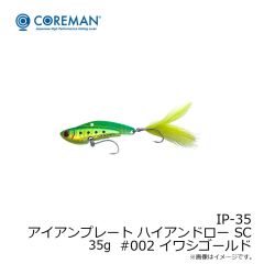 IP-35 アイアンプレート ハイアンドロー SC 35g #002 イワシゴールド