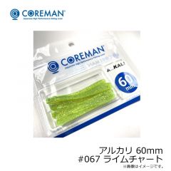 コアマン　アルカリ 60mm #067 ライムチャート