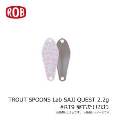 ロブルアー　TROUT SPOONS Lab SAJI QUEST 2.2g #RT9 宴もたけなわ