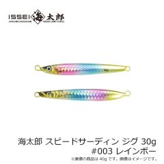 一誠　海太郎 スピードサーディン ジグ 30g #003 レインボー